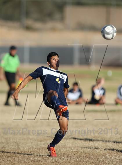 Thumbnail 2 in Flowing Wells vs. Douglas (Chris Maier Soccer Tournament) photogallery.