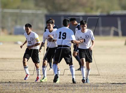 Thumbnail 2 in Flowing Wells vs. Douglas (Chris Maier Soccer Tournament) photogallery.