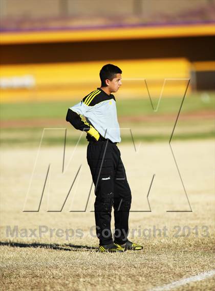 Thumbnail 2 in Flowing Wells vs. Douglas (Chris Maier Soccer Tournament) photogallery.