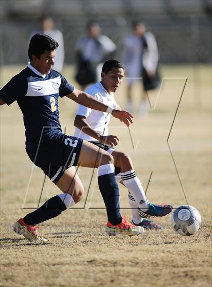 Thumbnail 1 in Flowing Wells vs. Douglas (Chris Maier Soccer Tournament) photogallery.