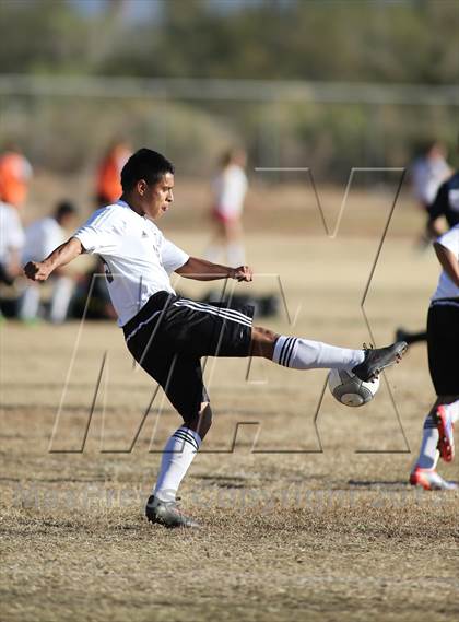 Thumbnail 1 in Flowing Wells vs. Douglas (Chris Maier Soccer Tournament) photogallery.