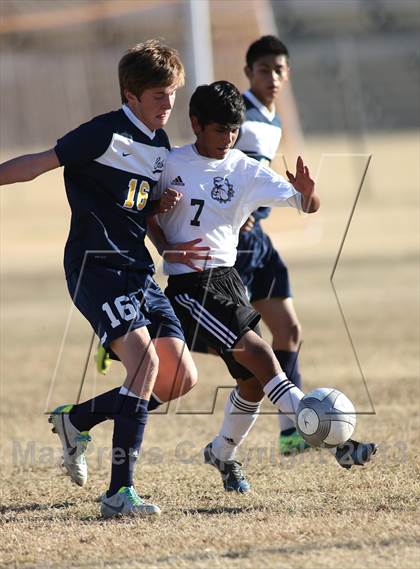 Thumbnail 2 in Flowing Wells vs. Douglas (Chris Maier Soccer Tournament) photogallery.