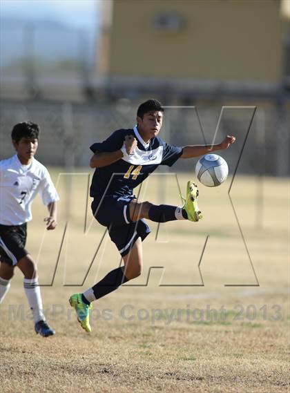 Thumbnail 1 in Flowing Wells vs. Douglas (Chris Maier Soccer Tournament) photogallery.
