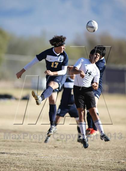 Thumbnail 3 in Flowing Wells vs. Douglas (Chris Maier Soccer Tournament) photogallery.