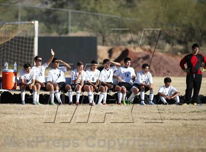 Thumbnail 3 in Flowing Wells vs. Douglas (Chris Maier Soccer Tournament) photogallery.