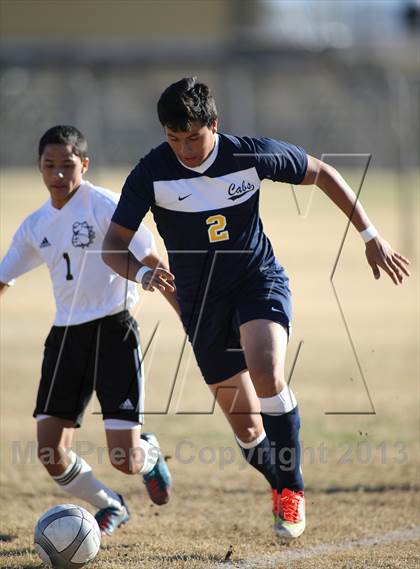 Thumbnail 2 in Flowing Wells vs. Douglas (Chris Maier Soccer Tournament) photogallery.