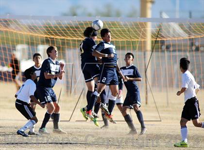 Thumbnail 2 in Flowing Wells vs. Douglas (Chris Maier Soccer Tournament) photogallery.