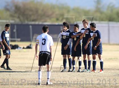 Thumbnail 2 in Flowing Wells vs. Douglas (Chris Maier Soccer Tournament) photogallery.