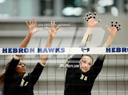 Thumbnail 3 in Plano East vs Keller(UIL 6A Volleyball Regional Semi-final Division 1) photogallery.
