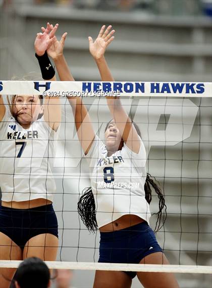Thumbnail 1 in Plano East vs Keller(UIL 6A Volleyball Regional Semi-final Division 1) photogallery.