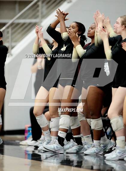 Thumbnail 3 in Plano East vs Keller(UIL 6A Volleyball Regional Semi-final Division 1) photogallery.