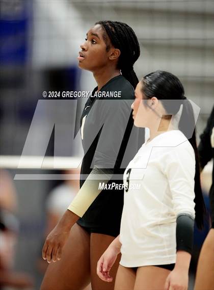 Thumbnail 3 in Plano East vs Keller(UIL 6A Volleyball Regional Semi-final Division 1) photogallery.