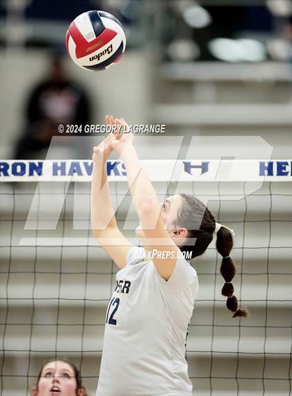 Thumbnail 2 in Plano East vs Keller(UIL 6A Volleyball Regional Semi-final Division 1) photogallery.