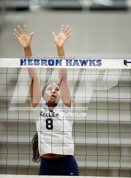 Thumbnail 2 in Plano East vs Keller(UIL 6A Volleyball Regional Semi-final Division 1) photogallery.