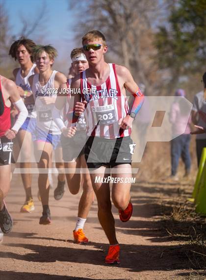 Thumbnail 3 in CHSAA 5A Cross Country Final photogallery.