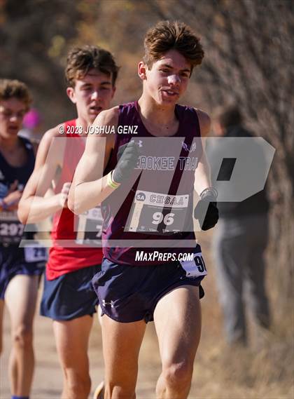 Thumbnail 2 in CHSAA 5A Cross Country Final photogallery.