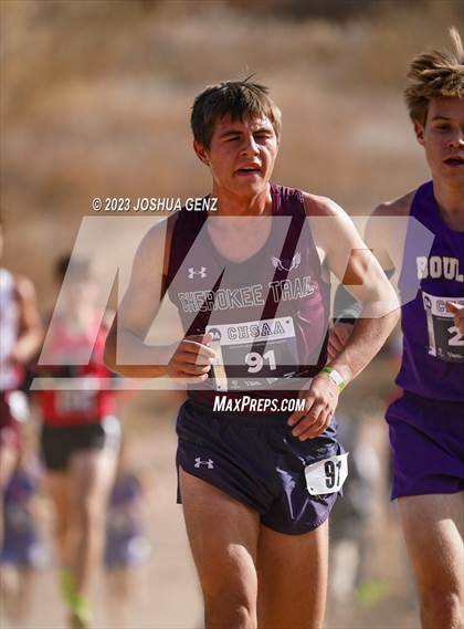 Thumbnail 2 in CHSAA 5A Cross Country Final photogallery.