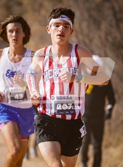 Thumbnail 2 in CHSAA 5A Cross Country Final photogallery.