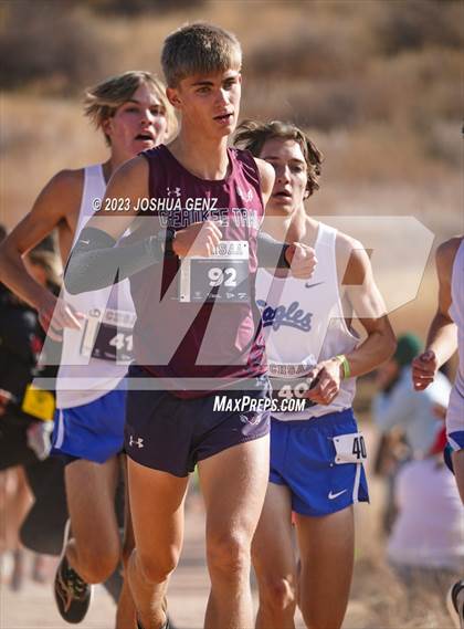 Thumbnail 1 in CHSAA 5A Cross Country Final photogallery.