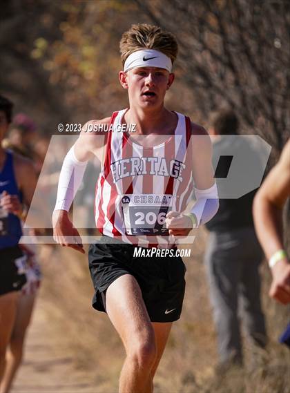 Thumbnail 2 in CHSAA 5A Cross Country Final photogallery.