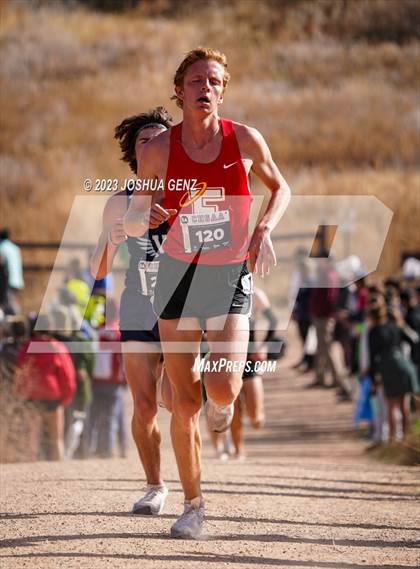 Thumbnail 2 in CHSAA 5A Cross Country Final photogallery.