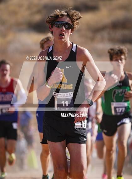 Thumbnail 1 in CHSAA 5A Cross Country Final photogallery.