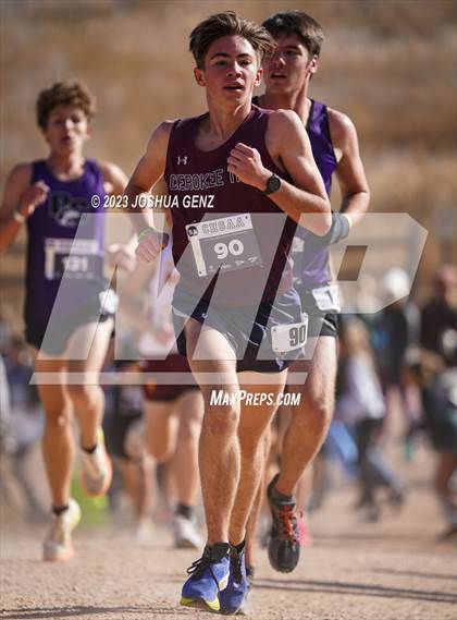 Thumbnail 2 in CHSAA 5A Cross Country Final photogallery.