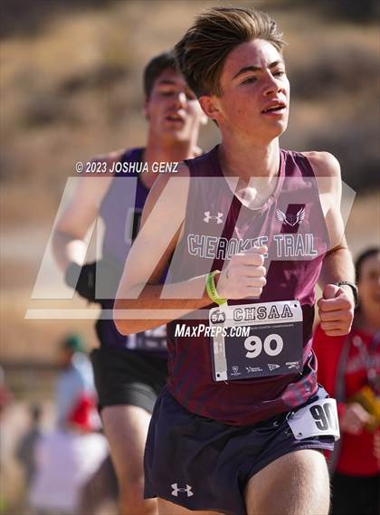 Thumbnail 1 in CHSAA 5A Cross Country Final photogallery.