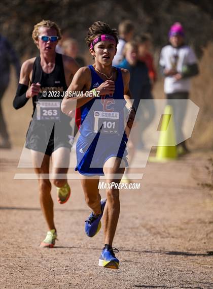 Thumbnail 1 in CHSAA 5A Cross Country Final photogallery.