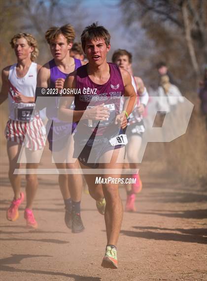 Thumbnail 2 in CHSAA 5A Cross Country Final photogallery.
