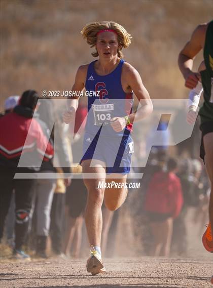 Thumbnail 1 in CHSAA 5A Cross Country Final photogallery.