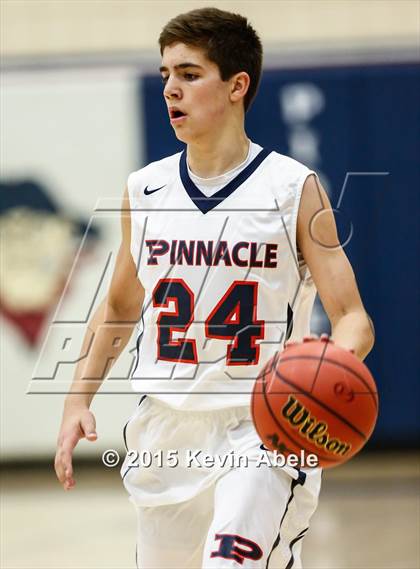 Thumbnail 3 in Pinnacle vs Sacred Heart Cathedral (Duel in the Desert) photogallery.