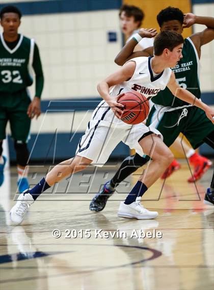Thumbnail 3 in Pinnacle vs Sacred Heart Cathedral (Duel in the Desert) photogallery.