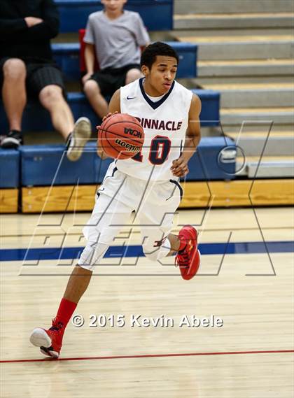 Thumbnail 2 in Pinnacle vs Sacred Heart Cathedral (Duel in the Desert) photogallery.