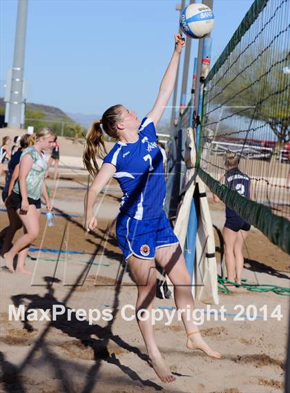 Thumbnail 2 in Willow Canyon @ Xavier College Prep (AIA D1 Playoff) photogallery.