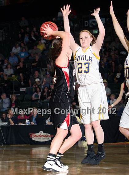 Thumbnail 1 in Simla vs. Pawnee (CHSAA 1A Final Four) photogallery.