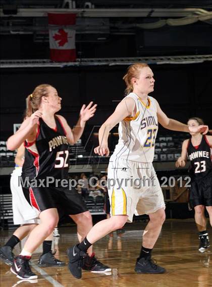 Thumbnail 1 in Simla vs. Pawnee (CHSAA 1A Final Four) photogallery.
