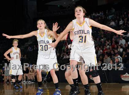 Thumbnail 3 in Simla vs. Pawnee (CHSAA 1A Final Four) photogallery.