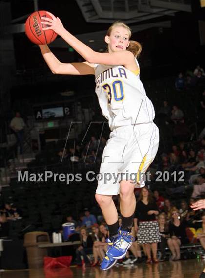 Thumbnail 3 in Simla vs. Pawnee (CHSAA 1A Final Four) photogallery.