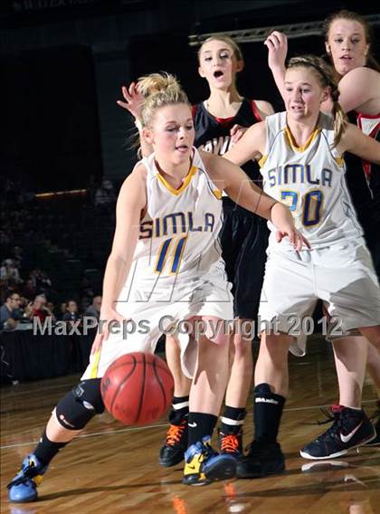 Thumbnail 3 in Simla vs. Pawnee (CHSAA 1A Final Four) photogallery.