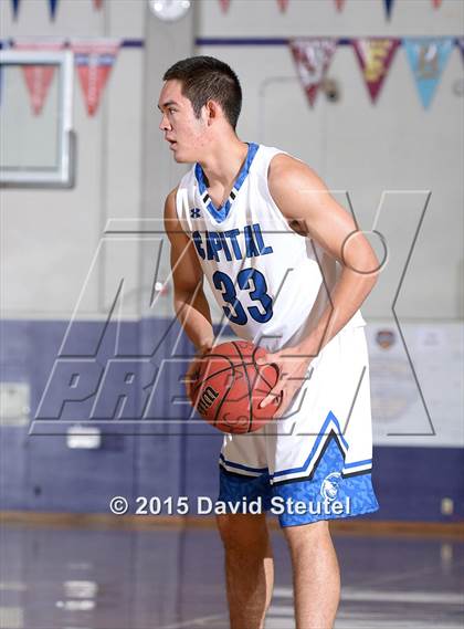 Thumbnail 3 in Weston Ranch vs. Capital Christian (St. Hope Elite Classic) photogallery.