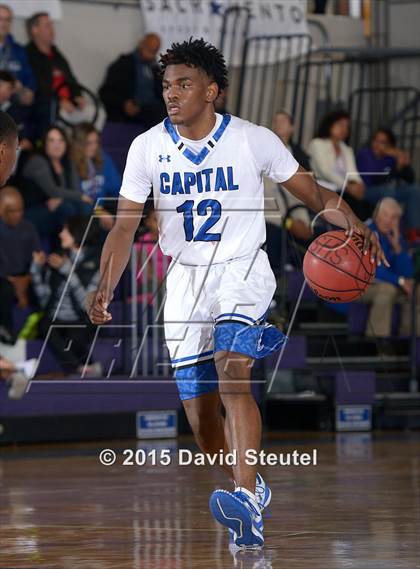 Thumbnail 3 in Weston Ranch vs. Capital Christian (St. Hope Elite Classic) photogallery.