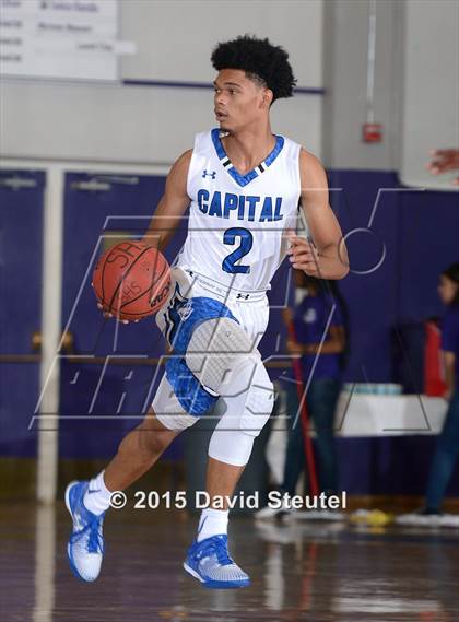 Thumbnail 3 in Weston Ranch vs. Capital Christian (St. Hope Elite Classic) photogallery.