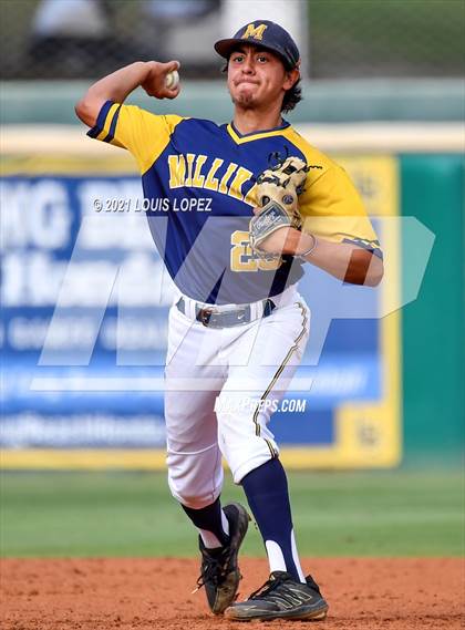 Thumbnail 3 in Arlington @ Millikan (CIF SS DIV 3 Championship) photogallery.