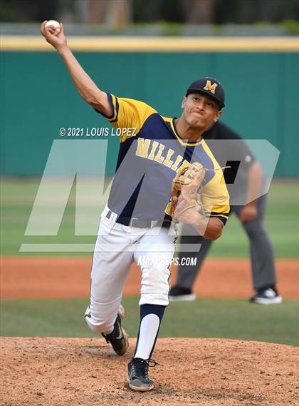 Thumbnail 2 in Arlington @ Millikan (CIF SS DIV 3 Championship) photogallery.