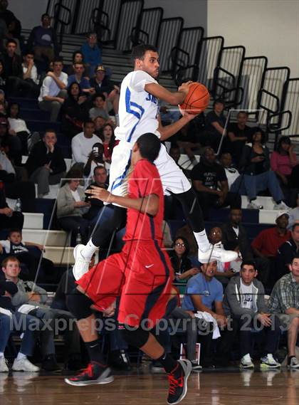 Thumbnail 3 in Findlay Prep vs. Desert Pines (Las Vegas Hoop Fest) photogallery.