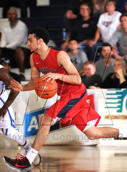 Thumbnail 2 in Findlay Prep vs. Desert Pines (Las Vegas Hoop Fest) photogallery.