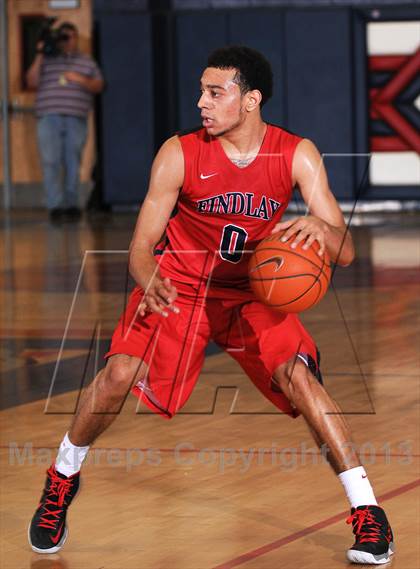 Thumbnail 2 in Findlay Prep vs. Desert Pines (Las Vegas Hoop Fest) photogallery.
