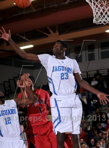 Thumbnail 2 in Findlay Prep vs. Desert Pines (Las Vegas Hoop Fest) photogallery.