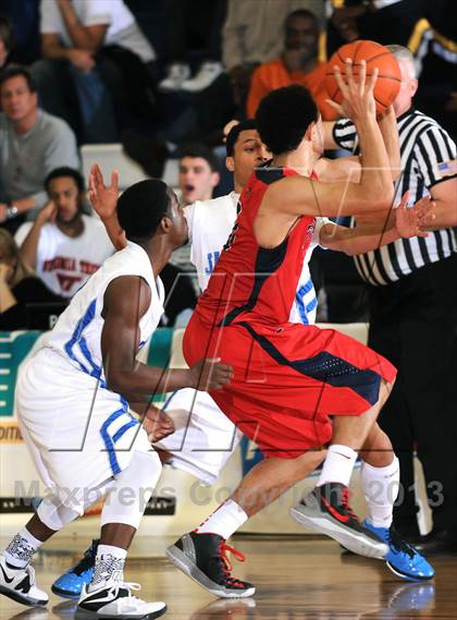 Thumbnail 1 in Findlay Prep vs. Desert Pines (Las Vegas Hoop Fest) photogallery.